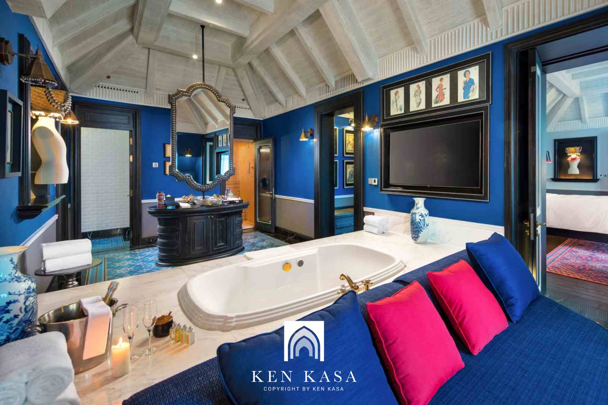 Ph&ograve;ng tắm của hotel dela coupole sapa